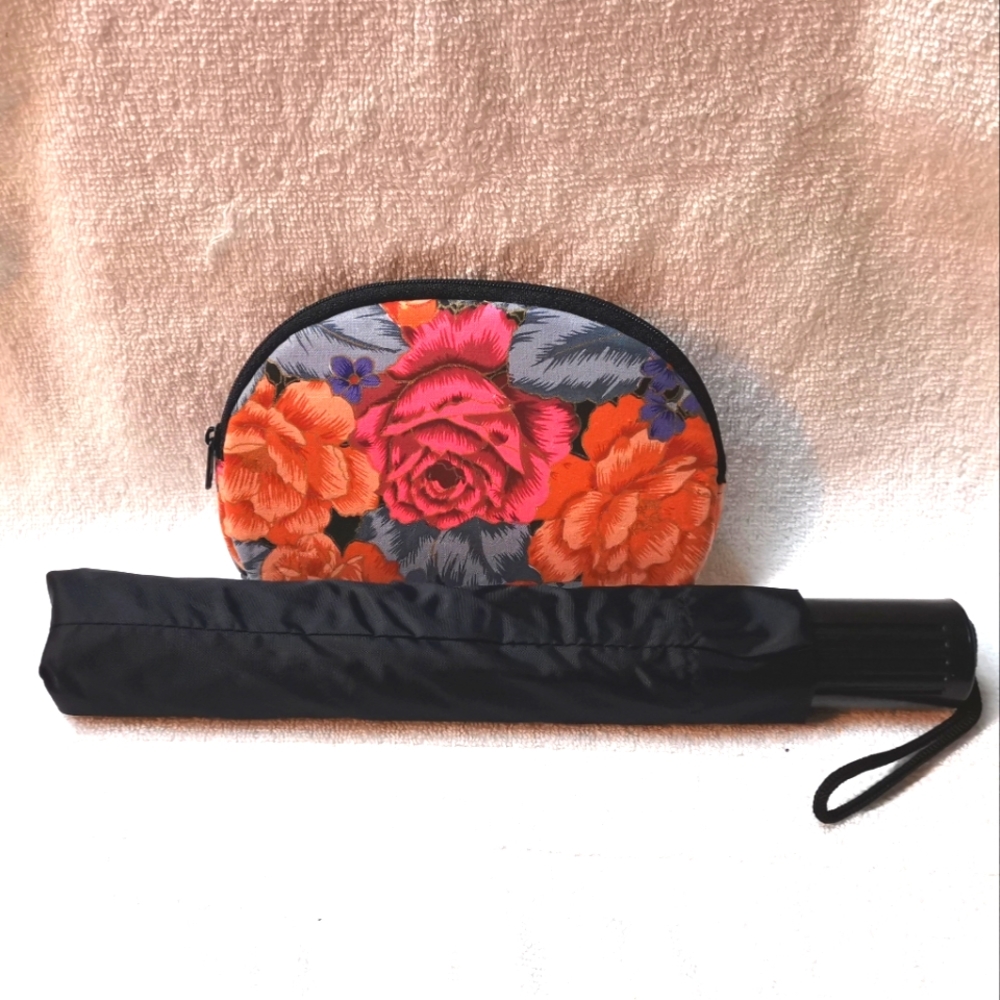 Umbrella & Cosmetic Bag